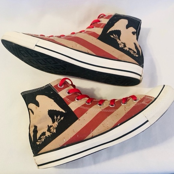 Converse American Flag High Tops - Picture 2 of 8